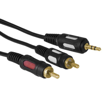 Stereo 3,5 mm - 2 RCA G 5m