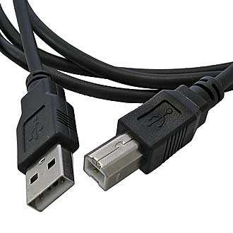 USB-B M  USB-A M 1.5m black