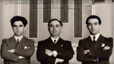 Братья Бруно, Адриано и Марчелло Дукати