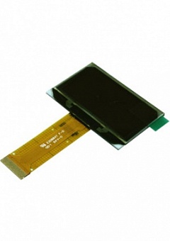 MI12864GAO-Y, OLED 1,54 '', 128x64, желтый цвет, интерфейс: 8-битный параллельный, последовательный,