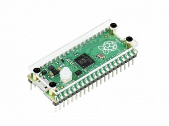 Clear Acrylic Protection Case for Raspberry Pi Pico