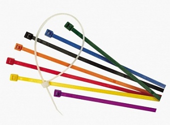 ALT-380H-GN-HR, Термо и нефтестойкие кабельные стяжки, разм.: 389х8х1.2 мм, раб. T: -40C ~ +150C(+18