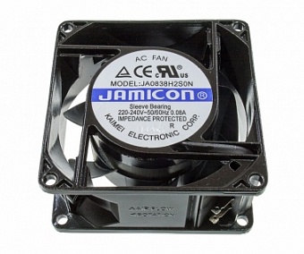 JA0838H2S0N-L, вентилятор 220В 80х80х38мм втулка провода