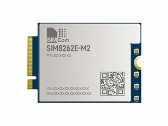 SIM8262E-M2 SIMCom original 5G module, M.2 form factor, Qualcomm Snapdragon X62
