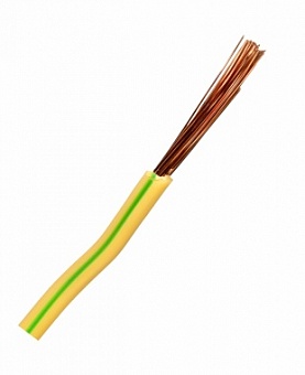 ПВ-3 2.5 кв.мм, (желто-зеленый)(ПуГВ) за 1м