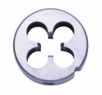 Плашка круглая резьбонарезная HSS, DIN 223, M 6 x 1.0, ISO DIN 13, упак. SB