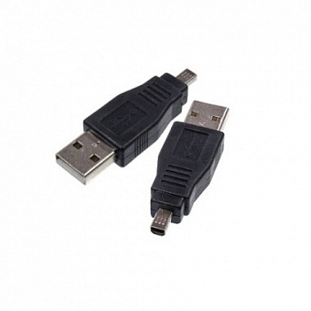 USB-A вилка - miniUSB-B вилка 4pin переходник
