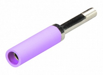 Тестовый штекер BN 4 VIOLET, Тестовый штекер для клемм WKN 6 TK…, цвет: фиолетовый