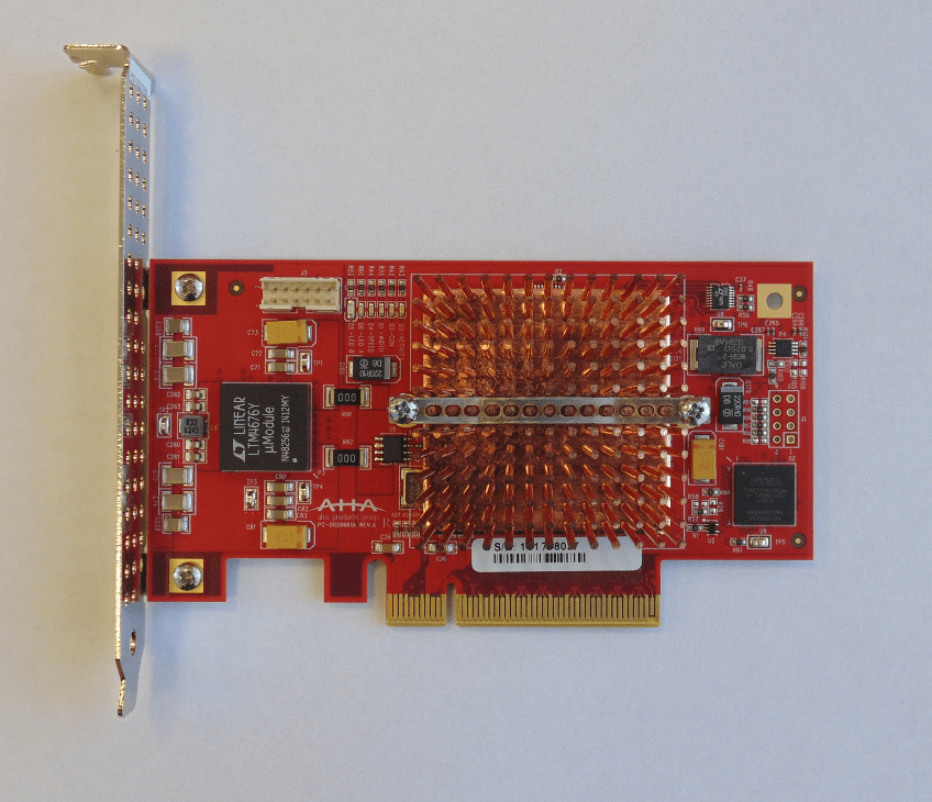 Ускоритель сжатия данных GZip AHA372 с пропускной способностью 20 Гбит/сек