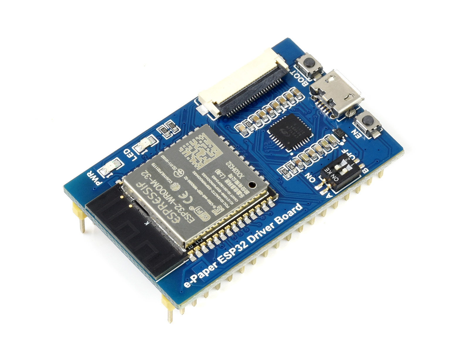 Universal e-Paper Raw Panel Driver Board, ESP32 WiFi / Bluetooth Wireless