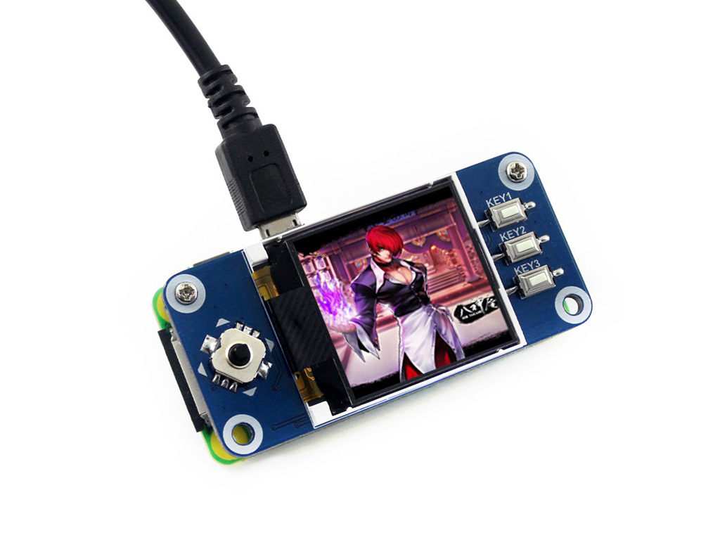 128x128, 1.44inch LCD display HAT for Raspberry Pi, Модуль с дисплеем и кнопками