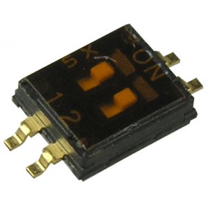 DHN-02-T-V DIP переключатель 2поз. SMD 1.27мм (NHDS-02)