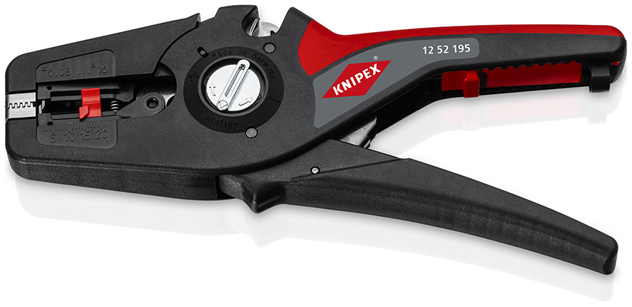 KNIPEX PreciStrip16 стриппер автоматический, c кабелерезом, быстросменный блок ножей, зачистка: 0.08