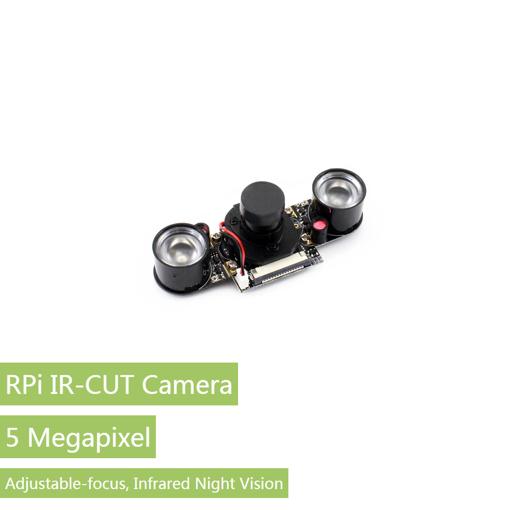 RPi IR-CUT Camera, Better Image in Both Day and Night