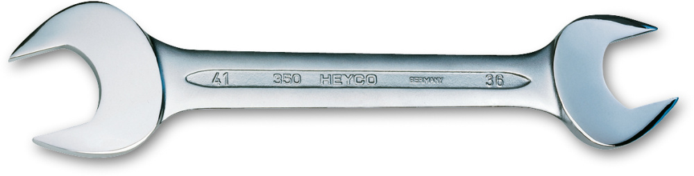 350 Ключ гаечный рожковый, 36 x 41 мм, хромированный