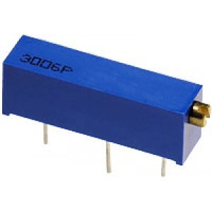 3006P-1-502LF, Резистор подстроечный (5кОм 10% 15об.)