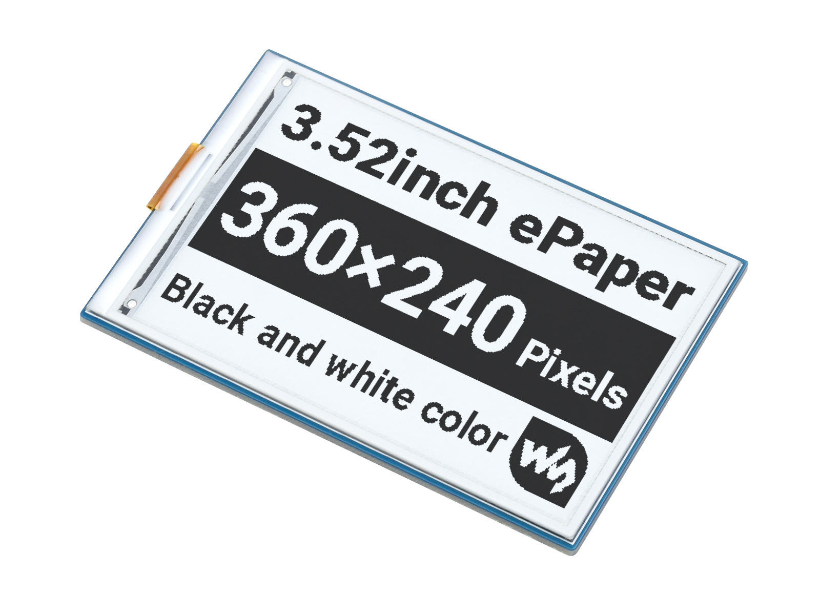 3.52inch e-Paper HAT, 360 * 240, SPI Interface