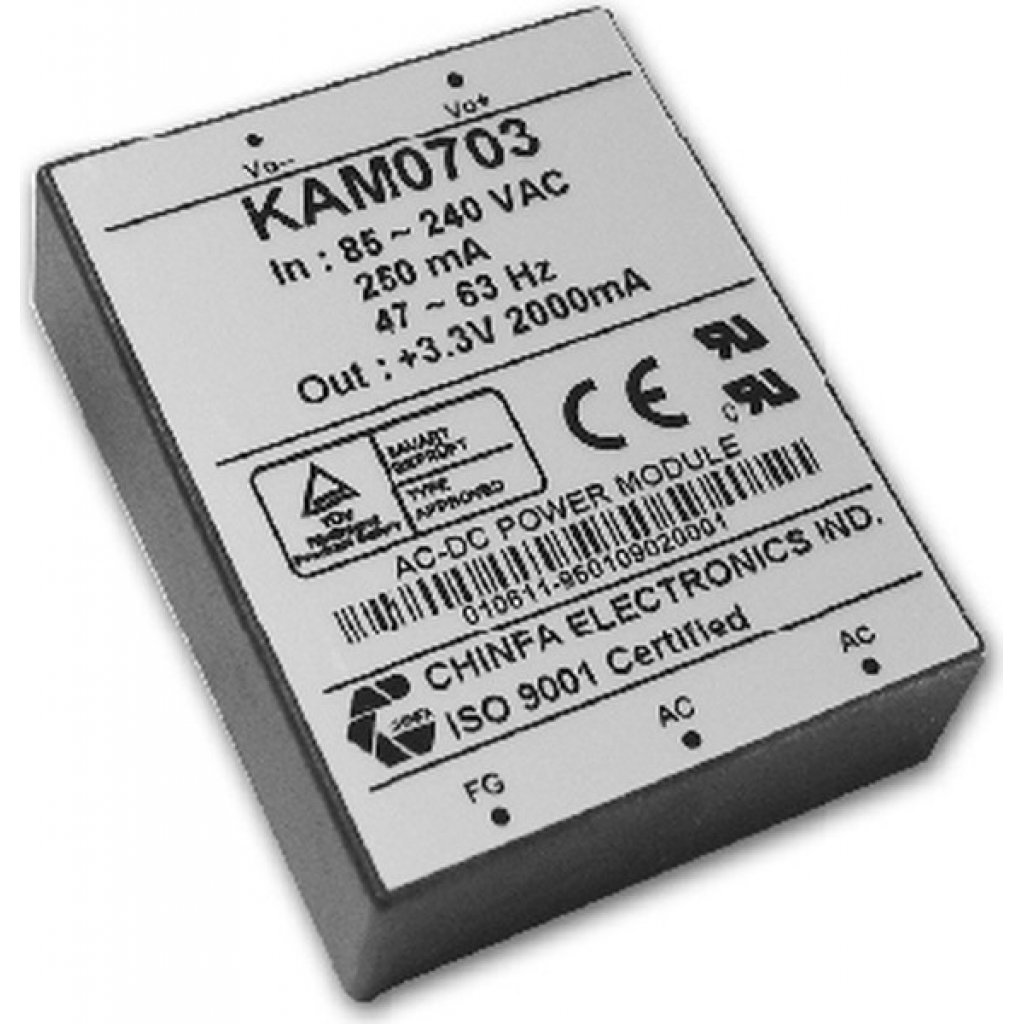 KAM0712 AC-DC,в плату 7Вт, выход 12В/0.63A