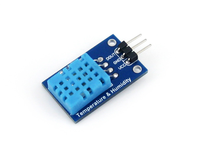 DHT11 Temperature-Humidity Sensor, Модуль датчика температуры и влажности