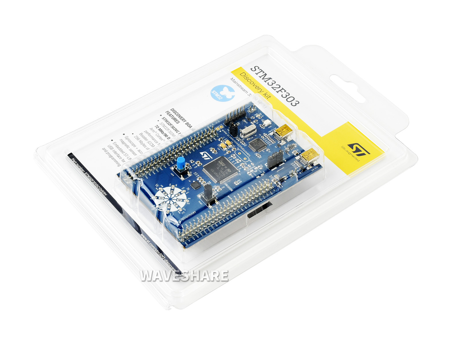 STM32F3DISCOVERY, STM32F3 Discovery Kit Waveshare Electronics в каталоге  интернет-магазина АО Созвездие