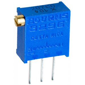 3296X-1-104LF, Резистор подстроечный (100кОм 10% 25об.)