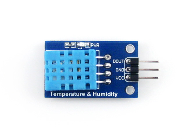 DHT11 Temperature-Humidity Sensor, Модуль датчика температуры и влажности