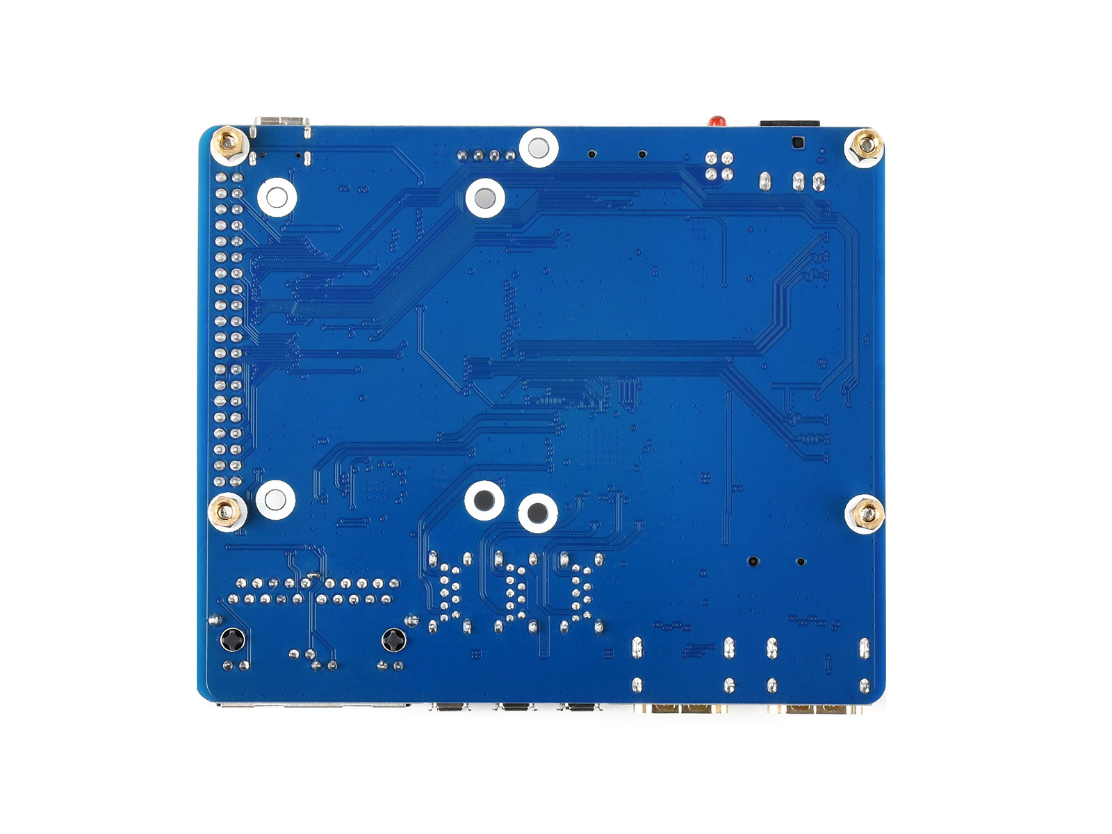 Dual Gigabit Ethernet Mini-Computer Based on Raspberry Pi Compute Module 4  (NOT Included), Metal Cas