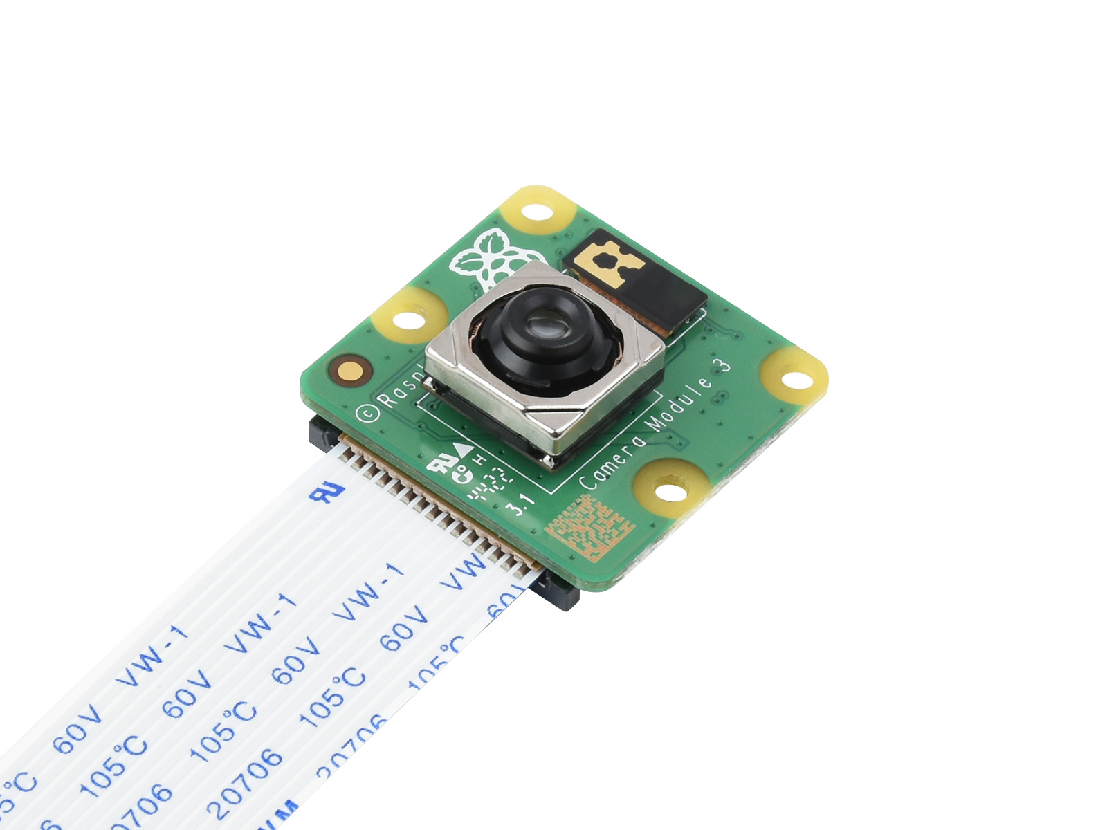 Raspberry Pi Camera Module 3, 12MP high resolution, Auto-Focus, IMX708, FOV  optional Waveshare Electronics в каталоге интернет-магазина АО Созвездие