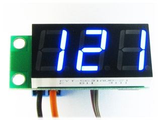STH0014UB,встр.цифр.,термометр,с датч.,ульт.-ярк.гол. инд.,-55°C+125°C