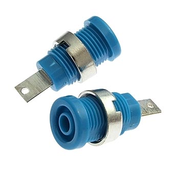 Z013 4mm panel jack BLUE