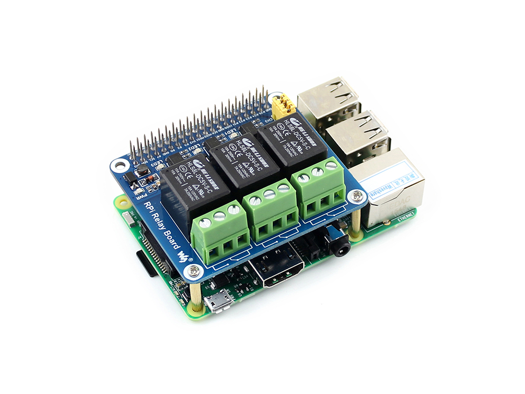 RPi Relay Board, Модуль с реле для Raspberry Pi