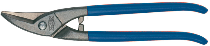 D207-250L Ножницы по металлу, для прорезания отверстий, левые, рез: 1.0 мм, 250 мм, короткий прямой
