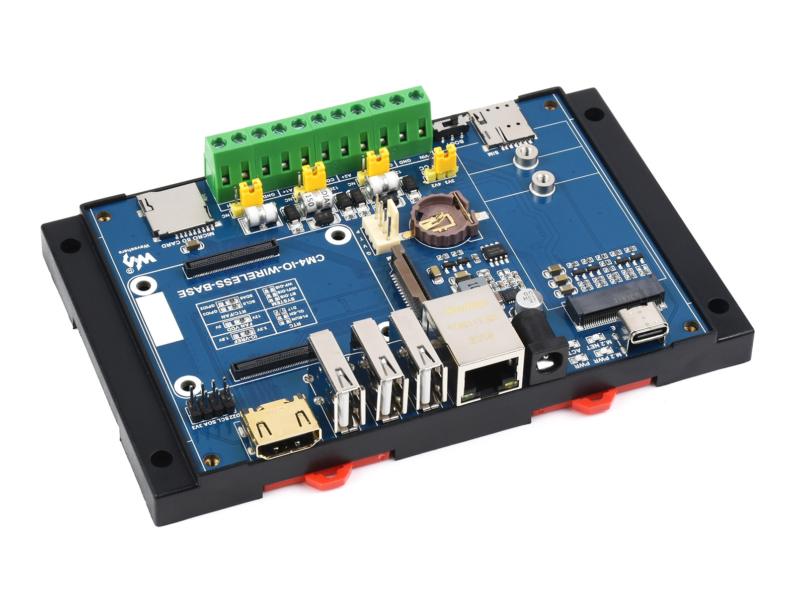 Industrial IoT Wireless Expansion Module Designed for Raspberry Pi Compute Module 4
