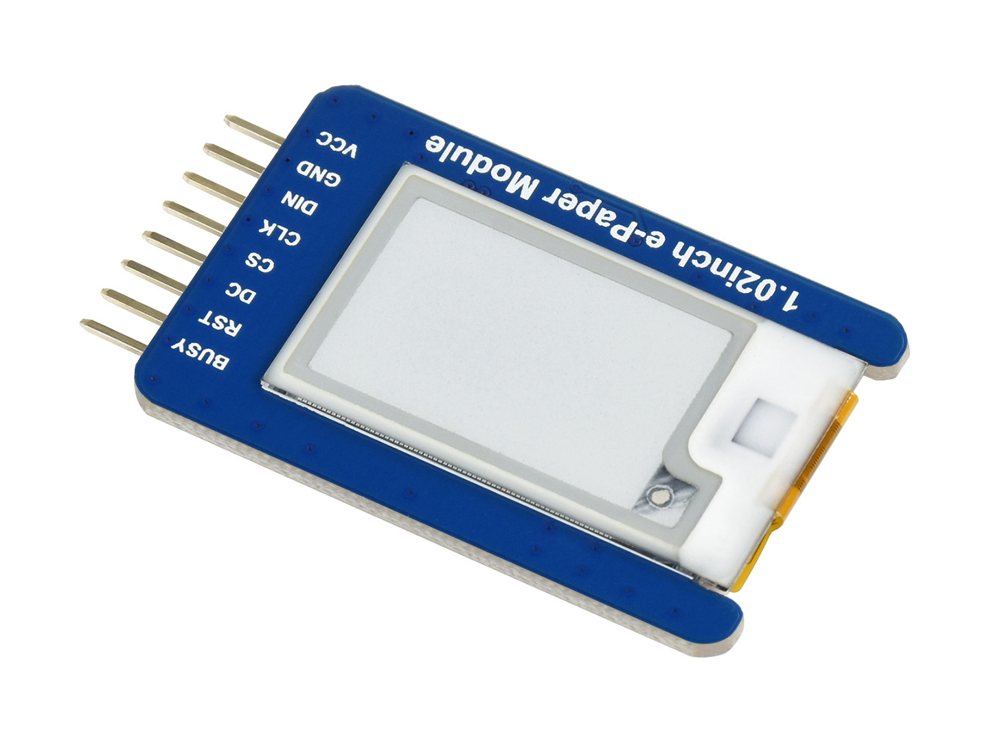 128*80, 1.02inch E-Ink display module, black/white dual-color