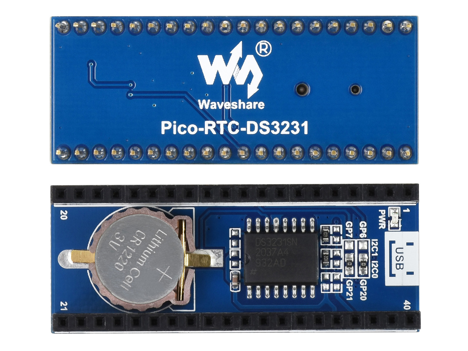Precision RTC Module for Raspberry Pi Pico, Onboard DS3231 Chip