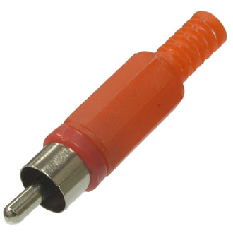RP-405 RCA PLUG на кабель (красный)