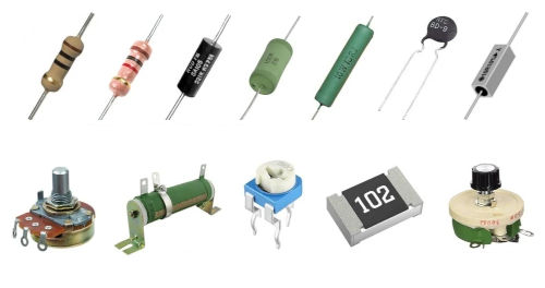 Различные типы резисторов