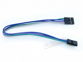 Jumper Wire 4-pin 2.54-pitch 200mm, Перемычки для макетных плат
