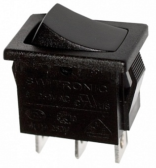 R19A-22BBOT-G выключатель ON-ON 250В 6A (B100H,SWR42)