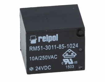 RM51-3011-85-1024, Реле электромагнитное 24VDC 1 Form C 250VAC/10А