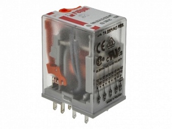 R4N-2314-23-5230-WT, Реле электромагнитное 230VAC 4 Form C 250VAC/7А