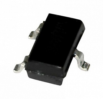 BCR141E6327, Цифровой биполярный транзистор NPN, 50 В, 0.1 А, 0.25 Вт, 130 МГц, 22 кОм+22 кОм