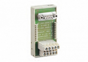 Модуль STECKER D-SUB 15, Интерфейсный модуль D-sub - клеммник на плату, вилочный разъем D-Sub 15 пол