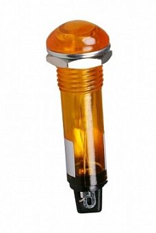 P-806Y (P769Y) лампа накаливания с держ.желтая 12V d=14мм
