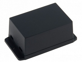 NUB1057050BK, Корпус для РЭА 105x70,6x50,5 мм (пласт., с фланцами, черный)