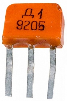 КТ361Д1, Транзистор биполярный (PNP 40В 0,05A КТ-13)