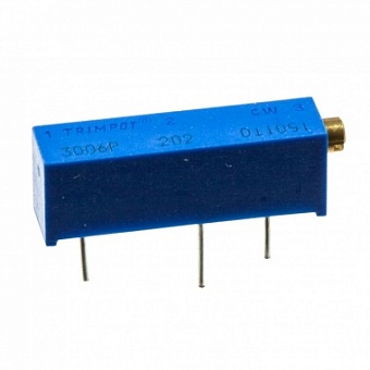 3006P-1-202LF, Резистор подстроечный (2кОм 10% 15об.)