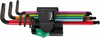 950/7 Hex-Plus Multicolour Magnet BlackLaser 1 Набор Г-образных ключей, с шаром, магнит, 1.5 - 6.0 м