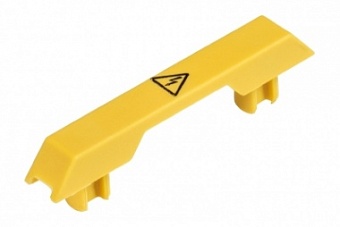 Заглушка AD WT 2,5, Защитная крышка на 1 клемму, с предупреждающим знаком, для клемм WT 2,5, желтая