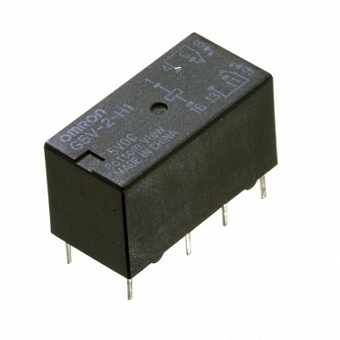 G5V2H15DC, Signal Relay 5VDC 1A DPDT (20.5mm 10.1mm 11.5mm) THT